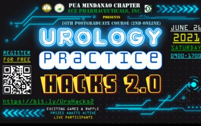 Events 6 Urology Practice Hacks 2.0: Philippine Urological Association Mindanao Chapter 16th Postgraduate Course (2nd Online)