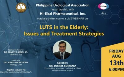 Events 3 LUTS in the Elderly: Issues and Treatment Strategies