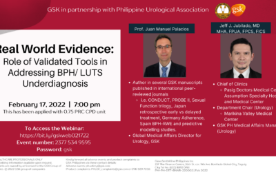 Events 6 Real World Evidence: Role of Validated Tools in Addressing BPH/LUTS Underdiagnosis
