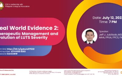 Events 6 Real World Evidence 2: Therapeutic Management and Evolution of LUTS Severity